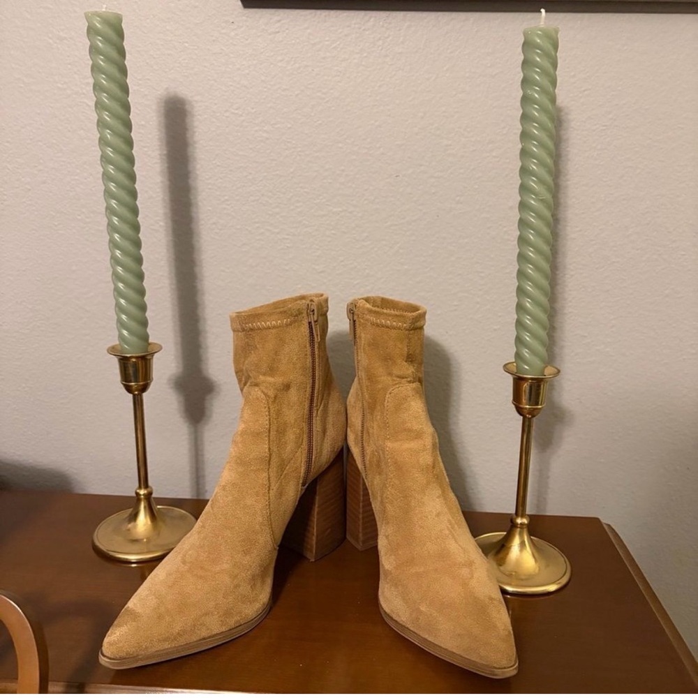 Steve Madden Tan Ankle Boots